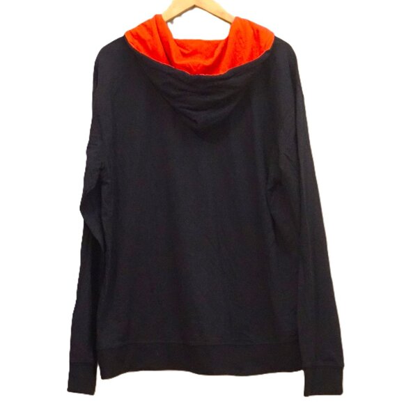 Next Level Black & Red Hoodie Jacket with “Greatest Ever 99” Large - Picture 5 of 6